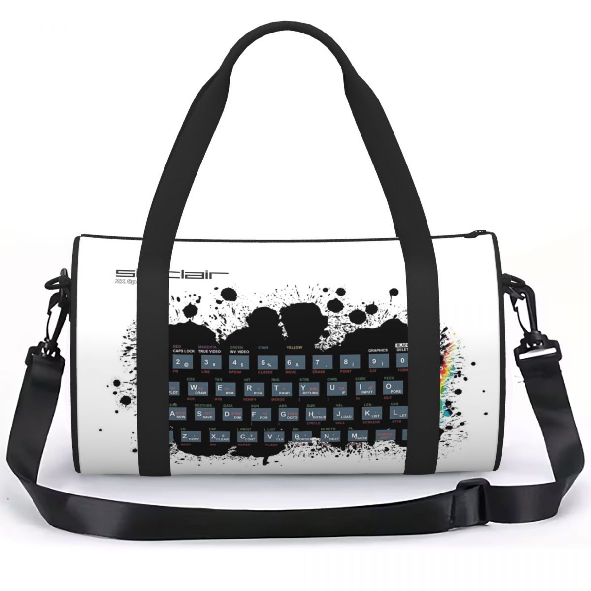 레트로 게임 아트 - ZX 스펙트럼 러기지 백 대용량  - Retro Gaming Zx Spectrum 리뷰 및 가격
