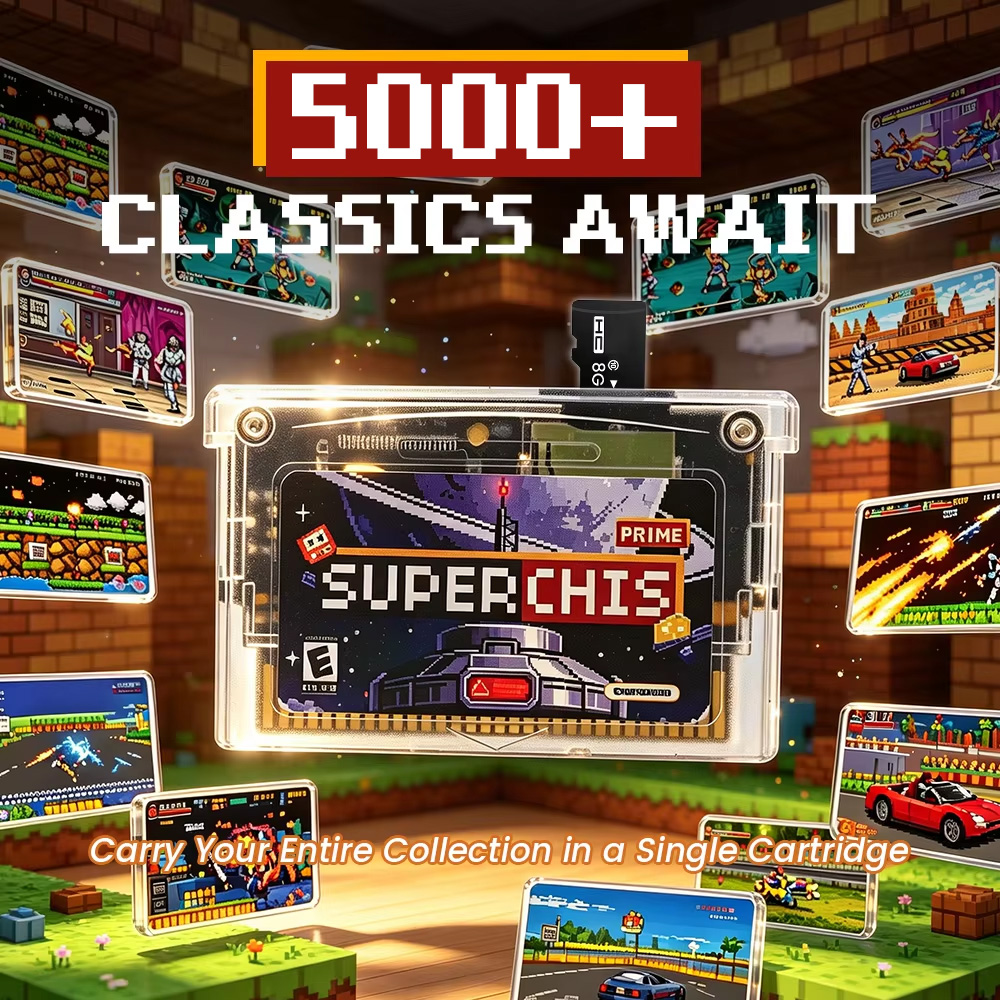 레트로 슈퍼치스 플래시 게임 카트리지 (8GB TF 카 - Retro Gaming Station 리뷰 및 가격