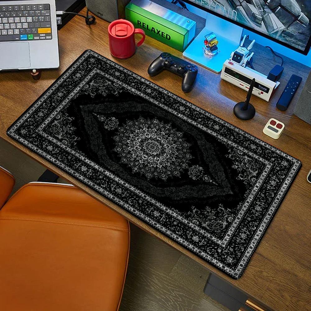 새로운 블랙 페르시안 카펫 신비한 레트로 마우스 패드  - Retro Pc Gaming 리뷰 및 가격