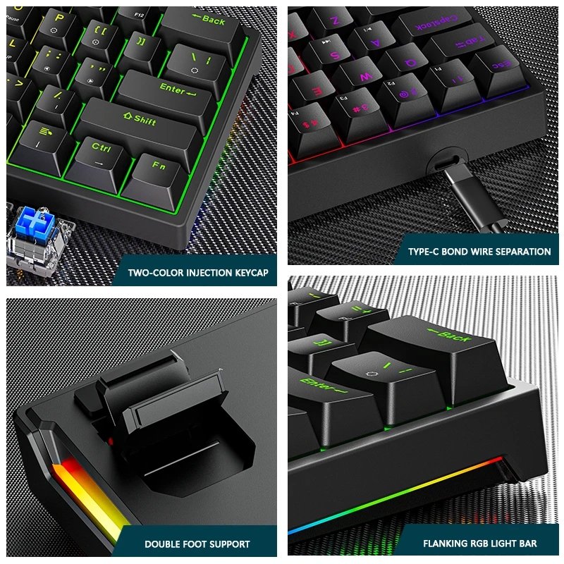 K620 미니 백라이트 RGB 게이밍 기계식 키보드 게 - Retro Gaming Corps 리뷰 및 가격