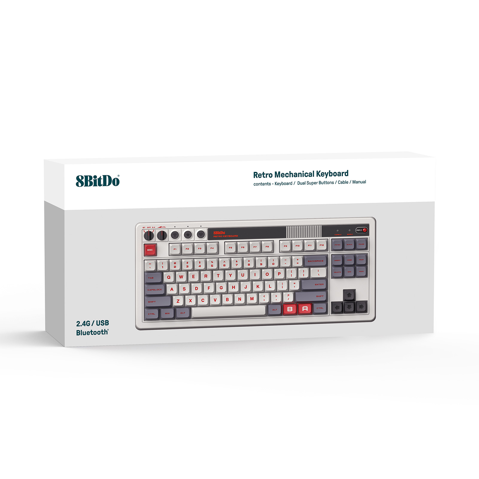 8Bitdo 레트로 기계식 키보드, 블루투스, 2.4G - Retro Pc Gaming 리뷰 및 가격