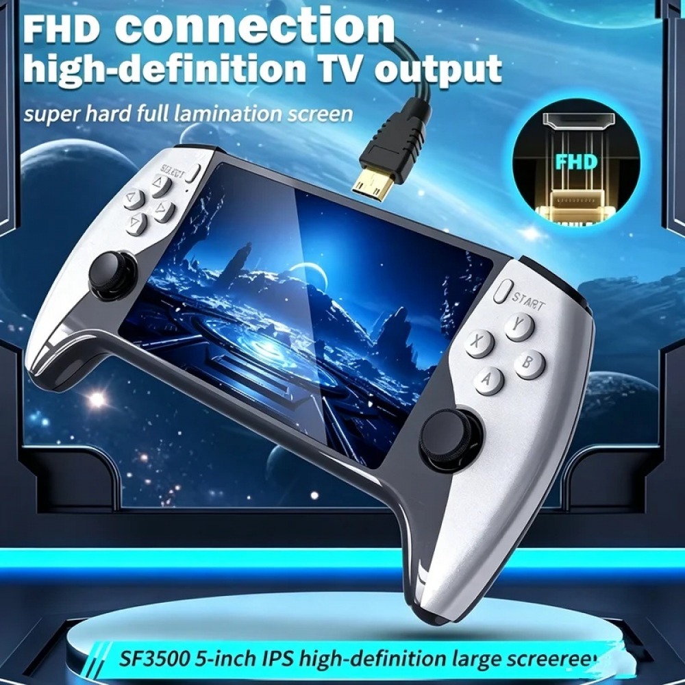 SF3500 5인치 휴대용 게임 콘솔 (PS1, GBA - Retro Gaming Station 리뷰 및 가격