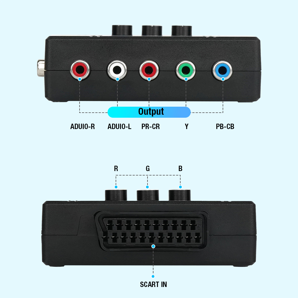 RGBS VGA에서 YPBPR 컴포넌트 변환기 RGBS - Retro Gaming Station 리뷰 및 가격
